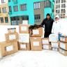 Вместе мы сила: демские волонтеры отправляют на фронт очередную партию маскировочных сетей