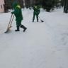 Коммунальные службы Демского района продолжают работы по уборке снега