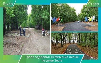 18 Тропа здоровья Уфимские липы