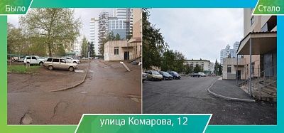 43 Ремонт дворовых территорий, Комарова