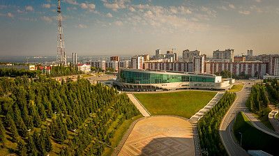 Этнопарк Ватан и Конгресс-холл Торатау. Фото: Данил Ивлев, 2020