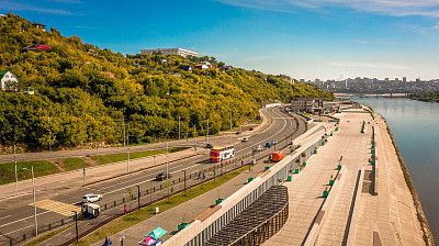 Набережная р. Белой. Фото: Данил Ивлев, 2020
